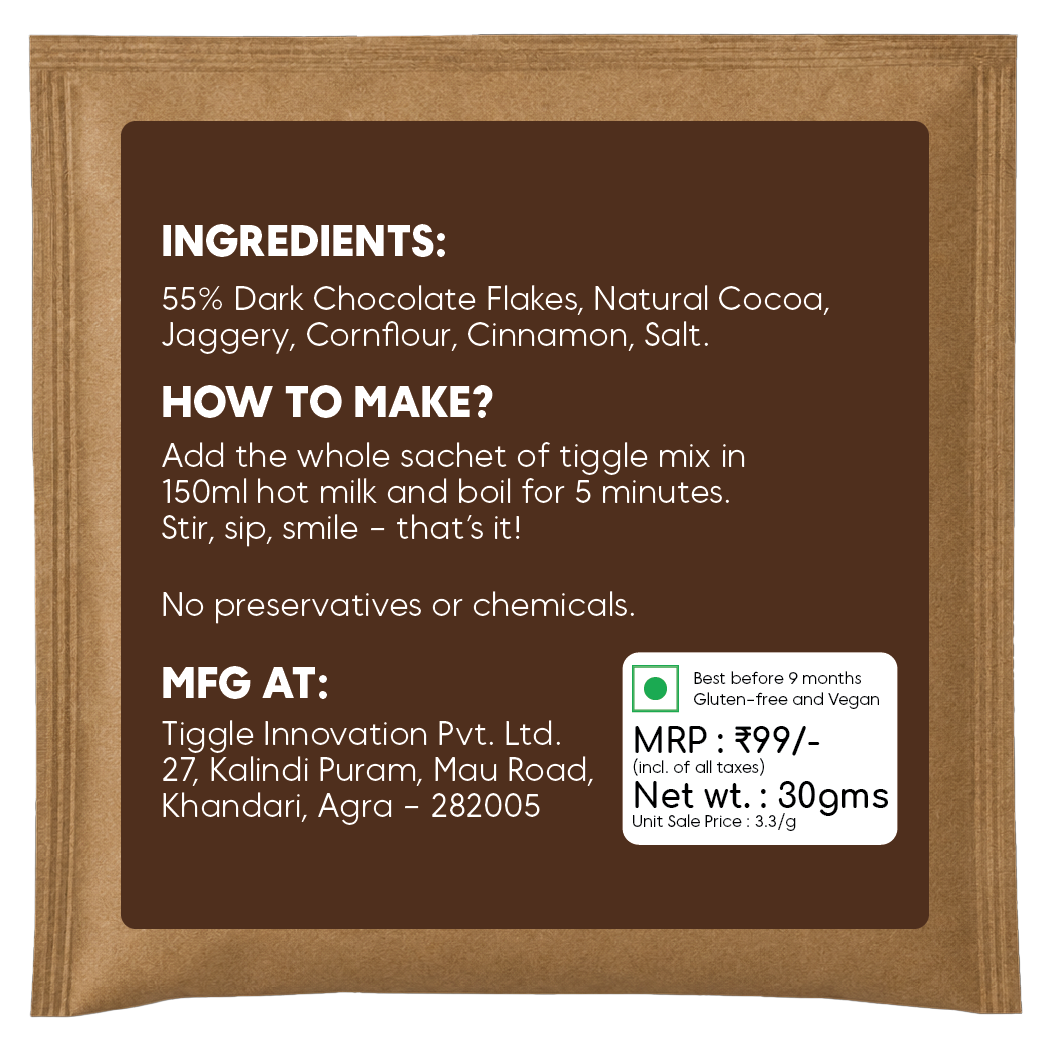 55% Dark Hot Chocolate Sachet