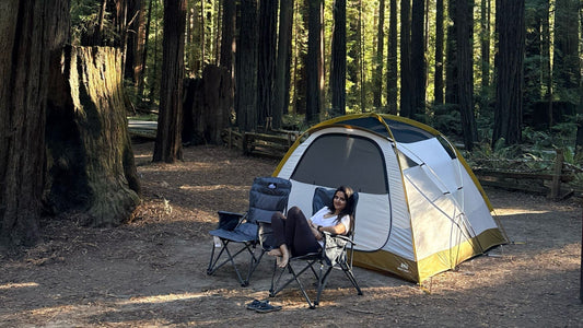 My First Camping in the USA: A Night in the Redwoods & a Half-Cooked Hot Chocolate