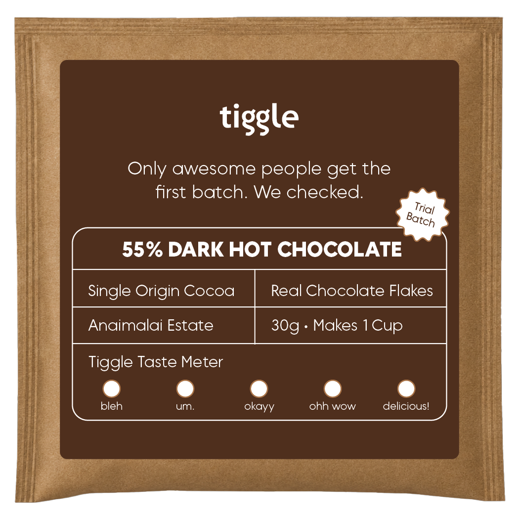 55% Dark Hot Chocolate Sachet