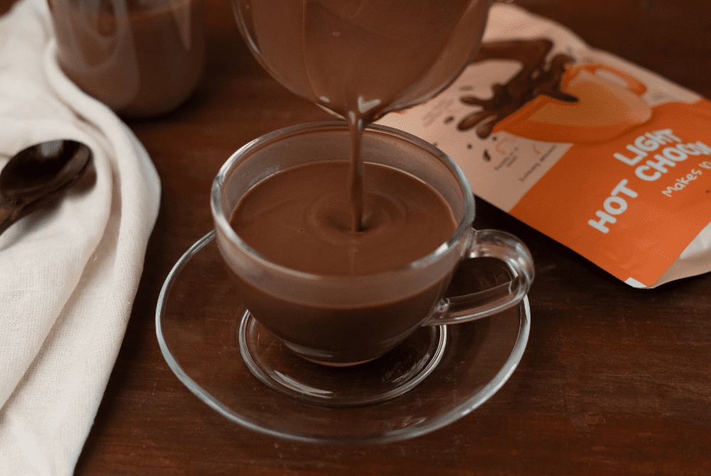 Light Hot Chocolate Mix - 10 Cups Pack - New D2C product from Food & Beverage category