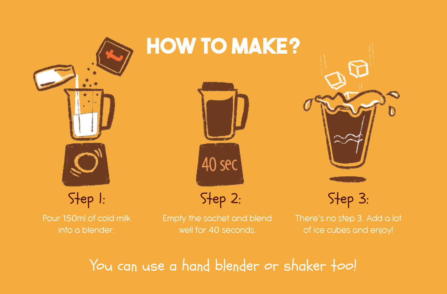 55% Dark Iced Mocha Sachets