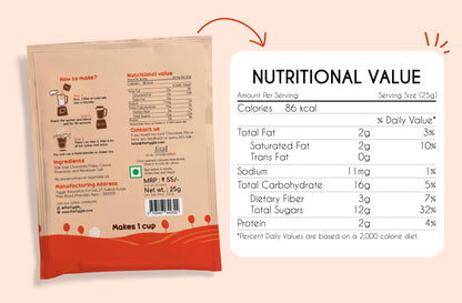 55% Dark Iced Chocolate Mix Sachets - Pack of 10