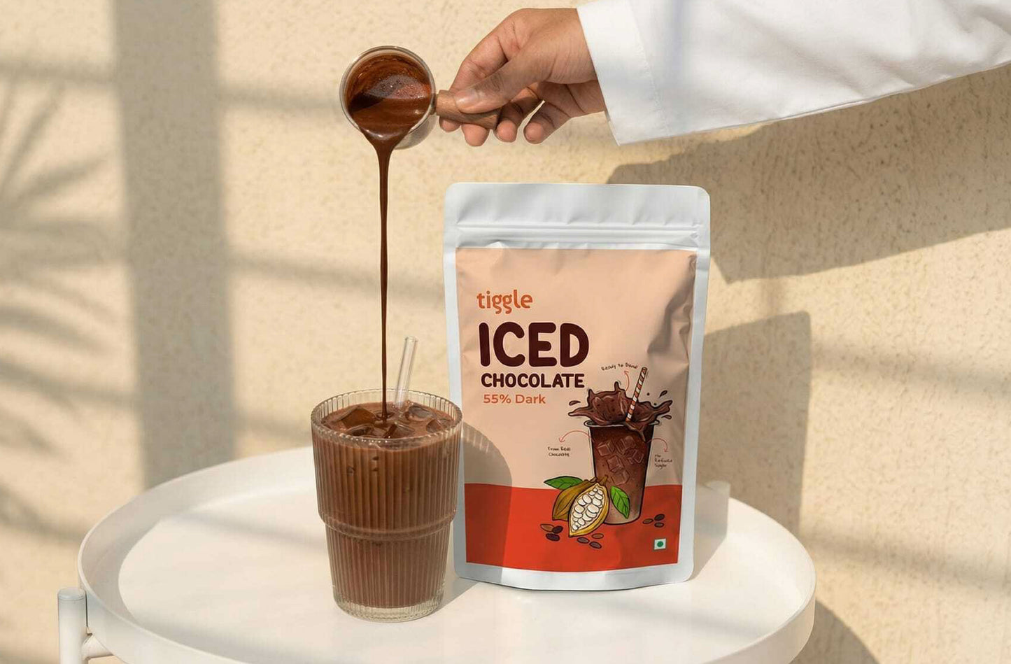 55% Dark Iced Chocolate Mix Family Pack - 1kg