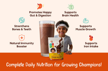 Tiggle Junior | Real Food Chocolate Protein Milk Mix for Kids