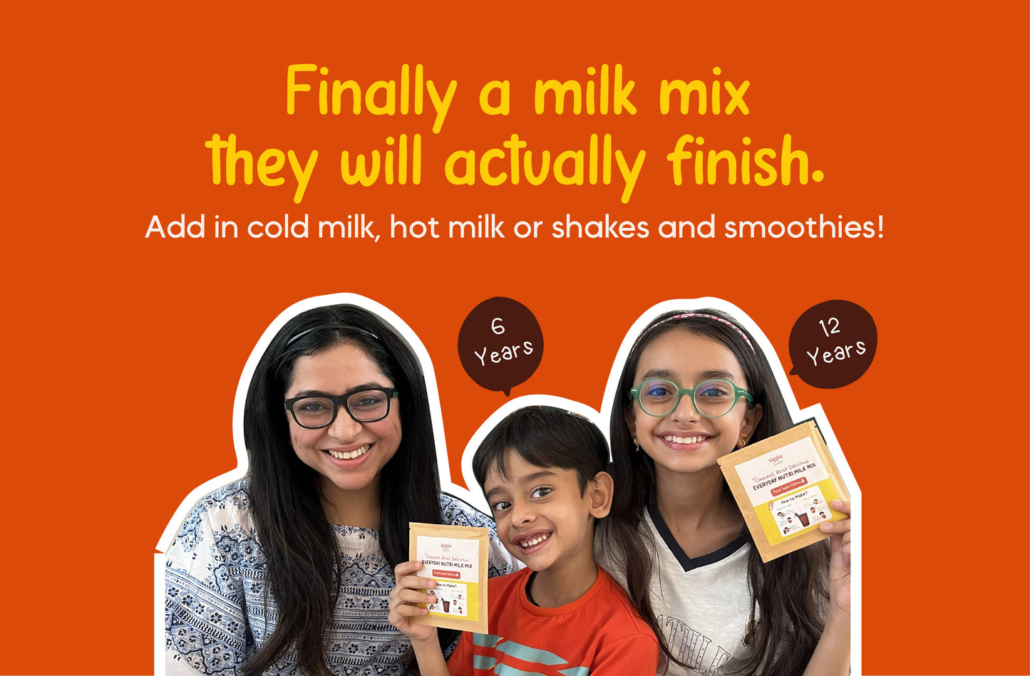 Tiggle Junior | Real Food Chocolate Protein Milk Mix for Kids