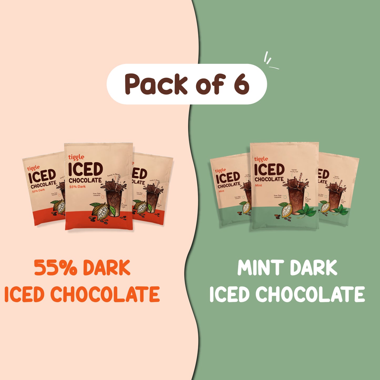 Iced Chocolate Combo Box - Dark and Mint