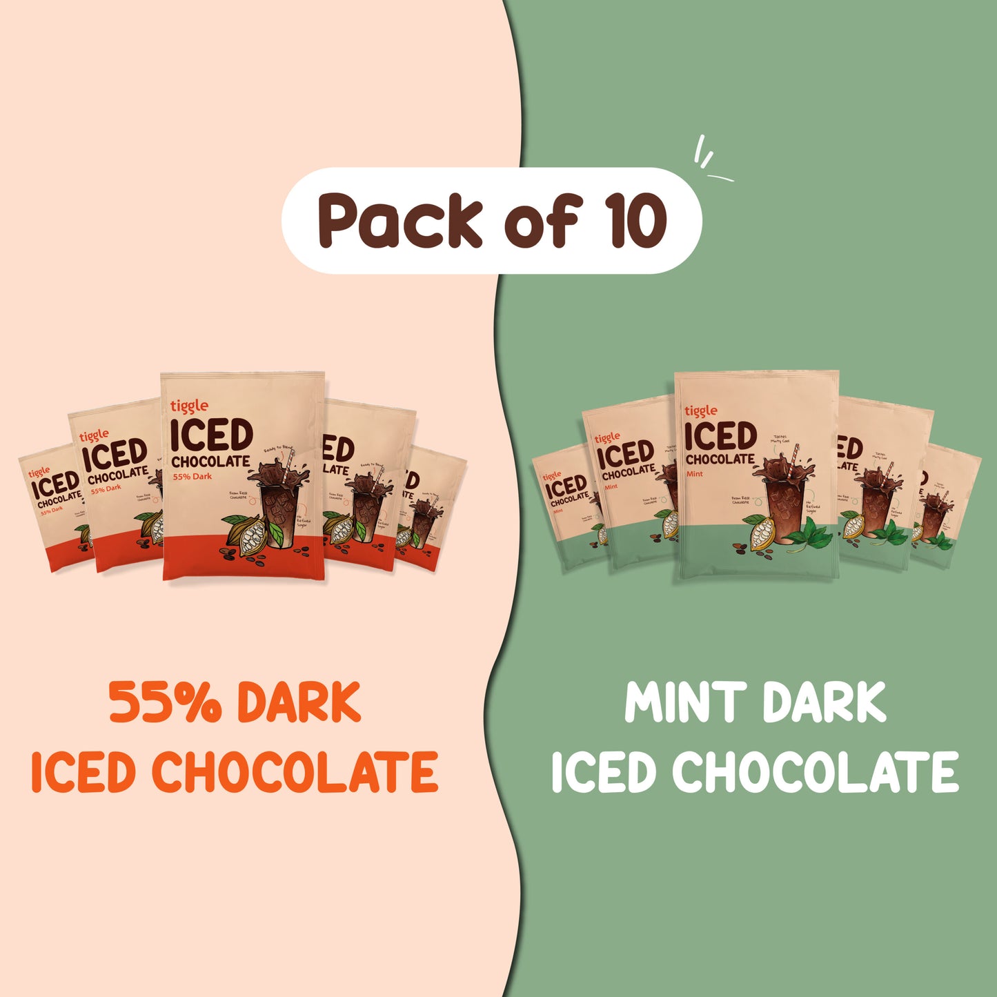 Iced Chocolate Combo Box - Dark and Mint