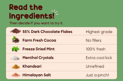 Mint Dark Iced Chocolate Mix Sachets