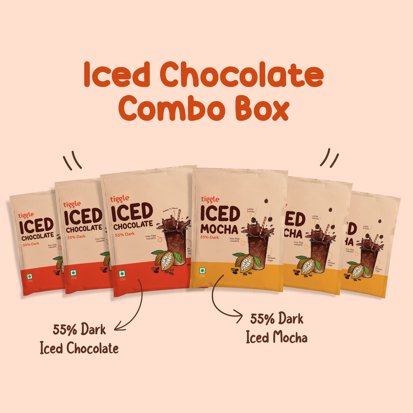 Iced Chocolate Combo Box - Dark and Mocha