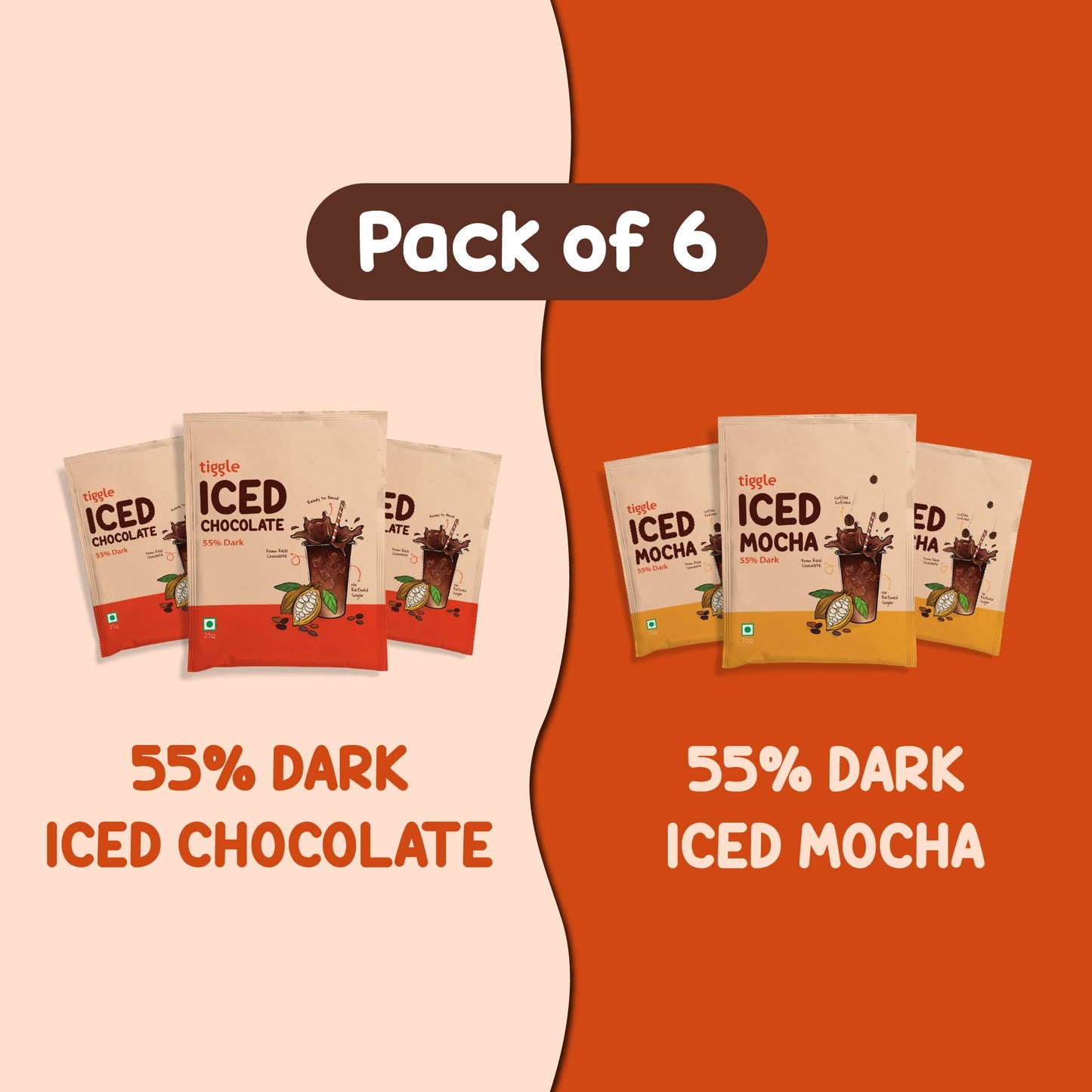 Iced Chocolate Combo Box - Dark and Mocha
