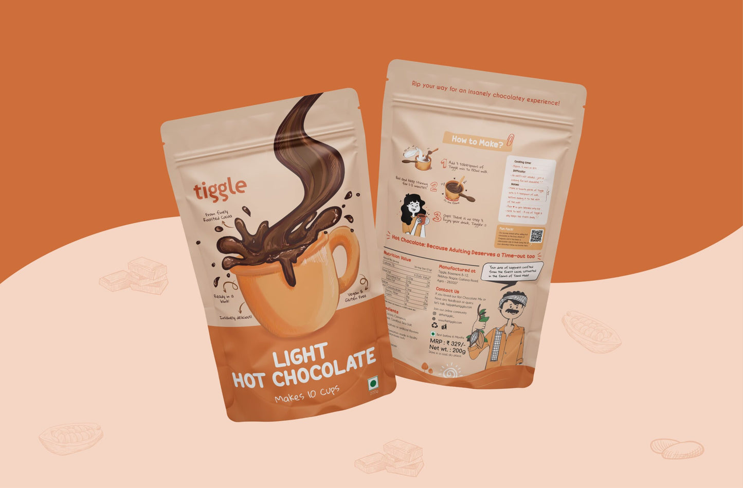 Light Hot Chocolate Mix - 10 Cup Pack
