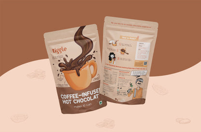 Coffee-Infused Hot Chocolate Mix - 10 Cup Pack