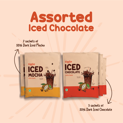 Assorted Iced Chocolate - 2 Iced Mocha, 3 Iced Chocolate sachets
