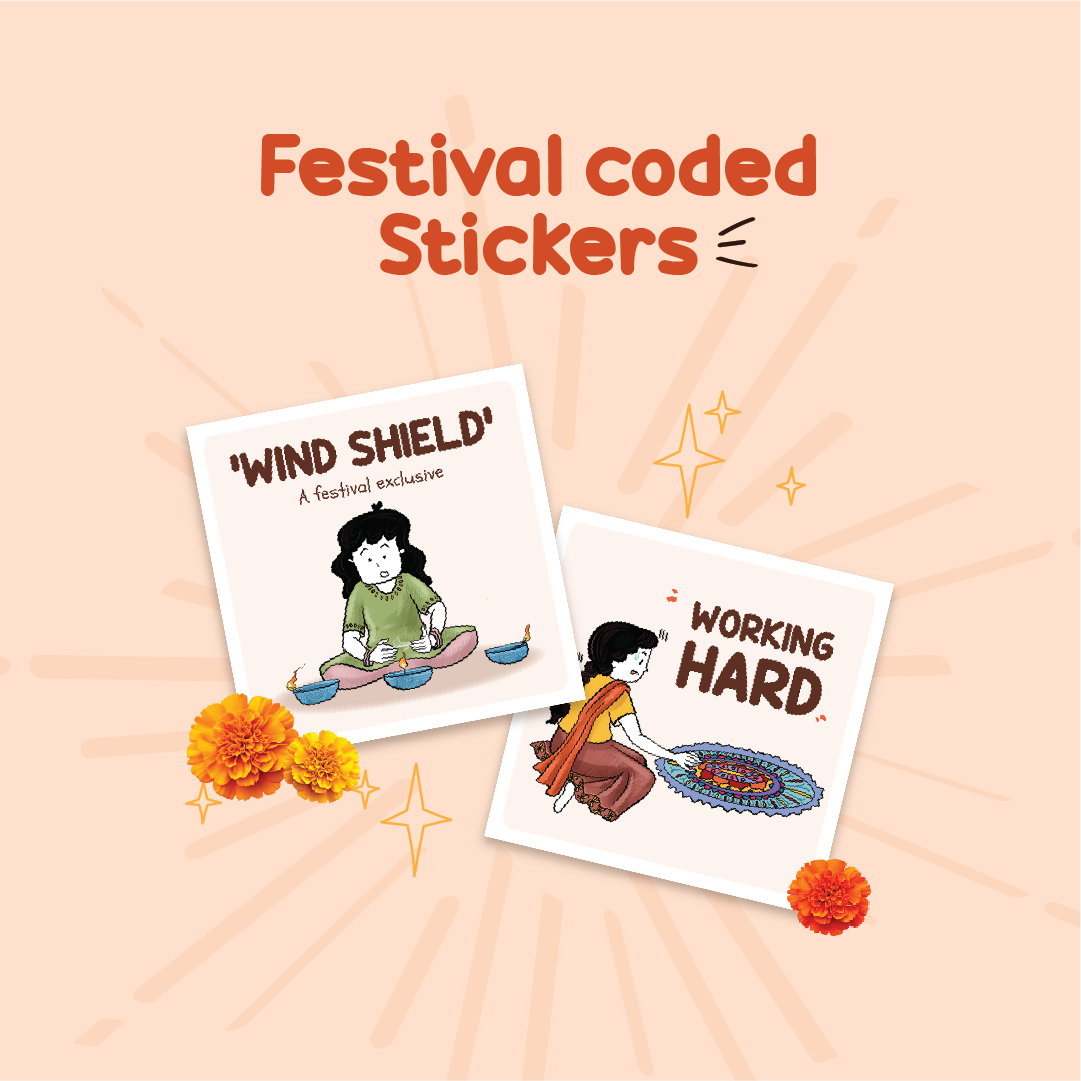 Festival coded stickers