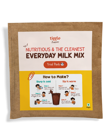 Tiggle Junior Trial Pack - Protein Chocolate Powder For Kids (30g)