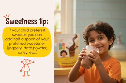 Tiggle Junior Everyday Milk Mix Trial Sachets | Nutritional Chocolate Powder For Kids (120g)