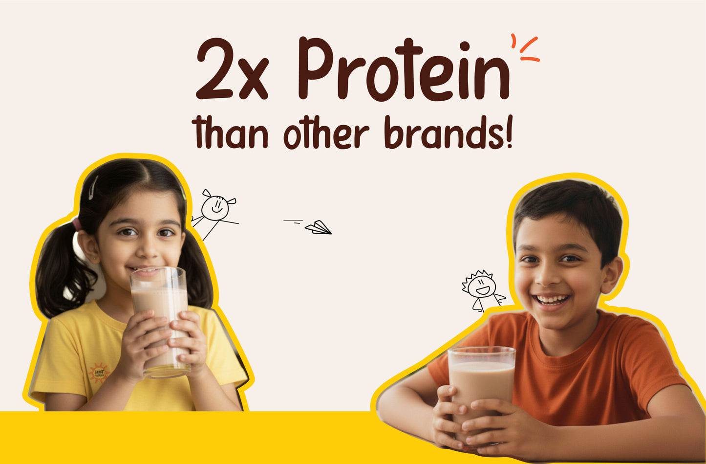 Tiggle Junior Everyday Milk Mix Trial Sachets | Nutritional Chocolate Powder For Kids (120g)