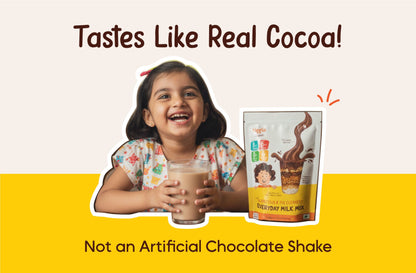 Tiggle Junior Everyday Milk Mix Trial Sachets | Nutritional Chocolate Powder For Kids (120g)